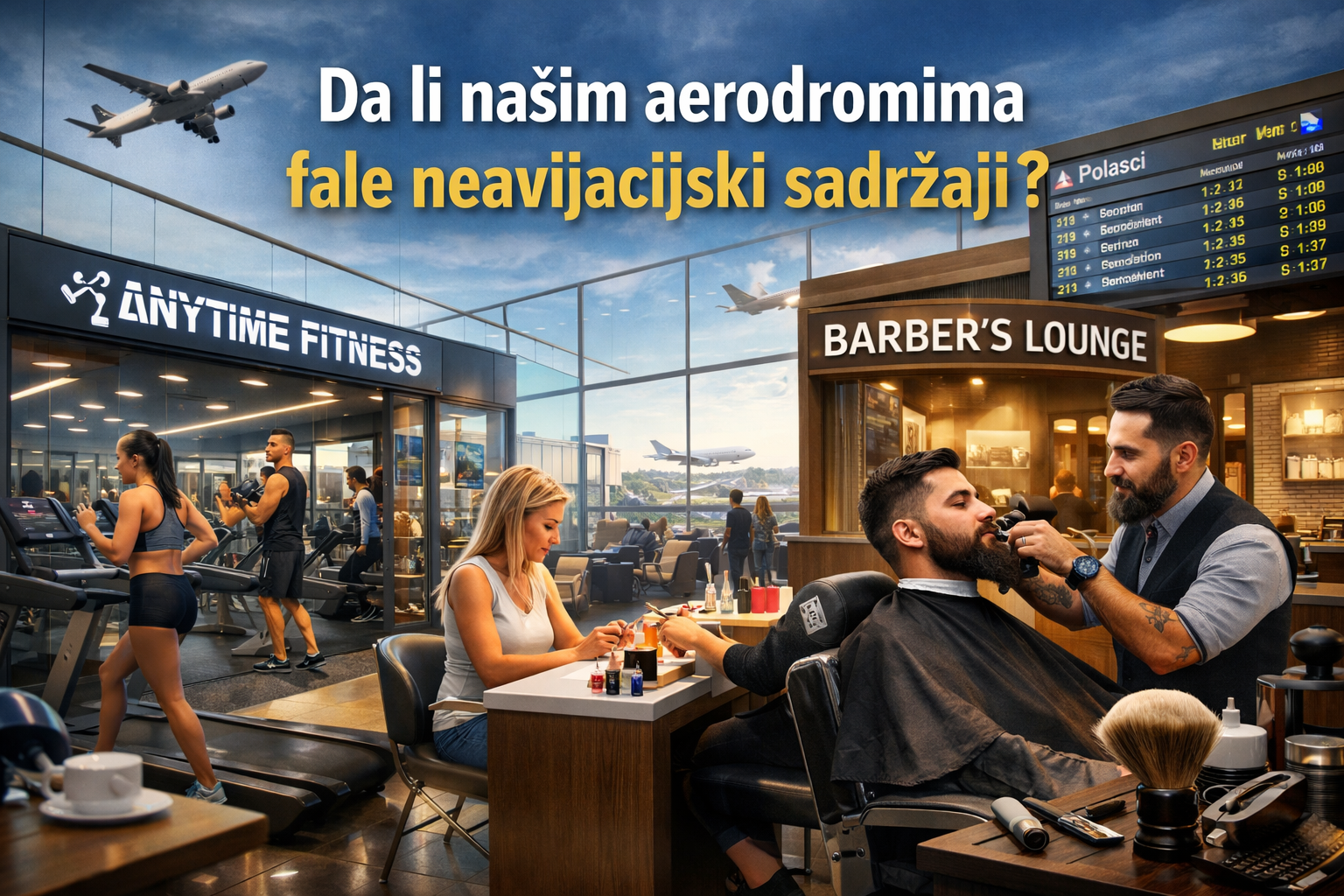 Da li aerodromima regiona nedostaju neavijacijski sadržaji?