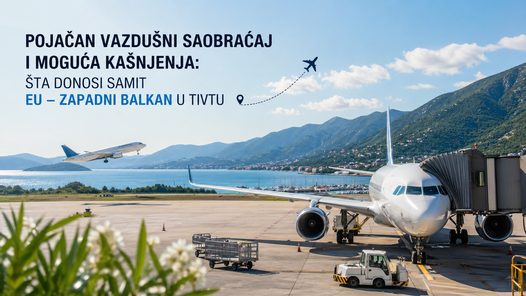 Pojačan vazdušni saobraćaj i moguća kašnjenja: šta donosi samit EU – Zapadni Balkan Tivtu