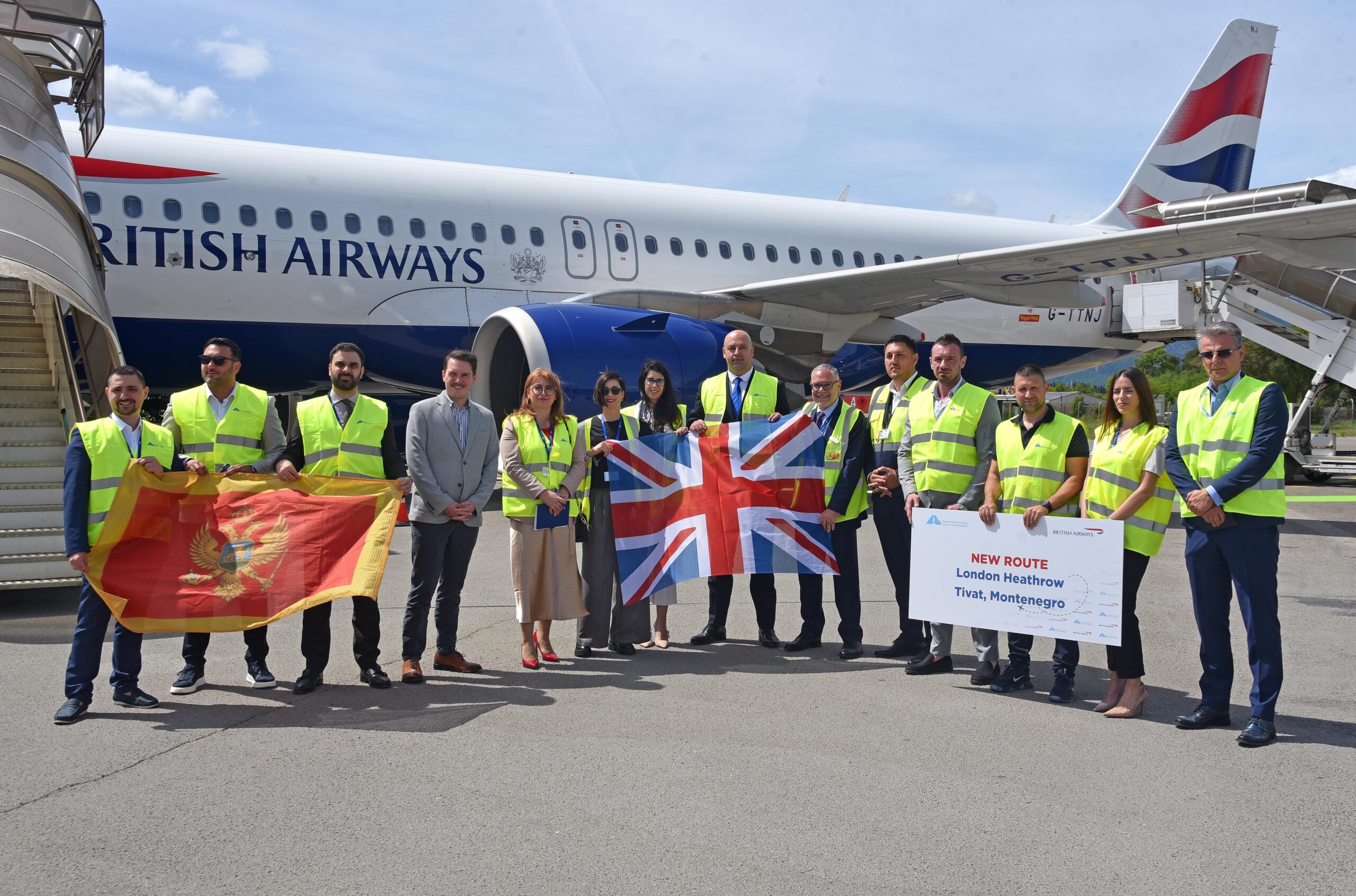 British Airways otvorio rutu London Heathrow – Tivat