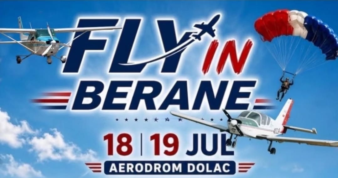 Fly-In Berane 2026: U nedjelju okupljanje vojne i civilne avijacije na aerodromu Berane