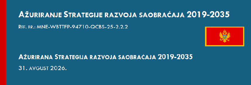 Javna rasprava: NACRT AŽURIRANE STRATEGIJE RAZVOJA SAOBRAĆAJA 2019-2035